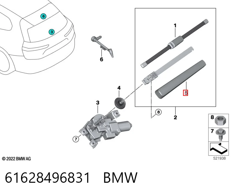 61628496831 BMW 