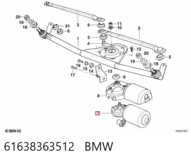 Мотор стеклоочищувача Bosch 0390241349 ціна, від 14.01 USD