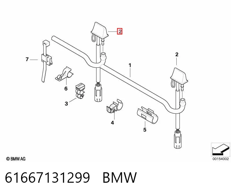 Купити Форсунка омивача BMW 3  E90