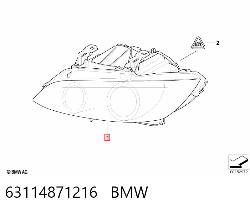 Фара правая BMW 3 купе (E92) (2005 - 2013) ціна, від 501.79 USD