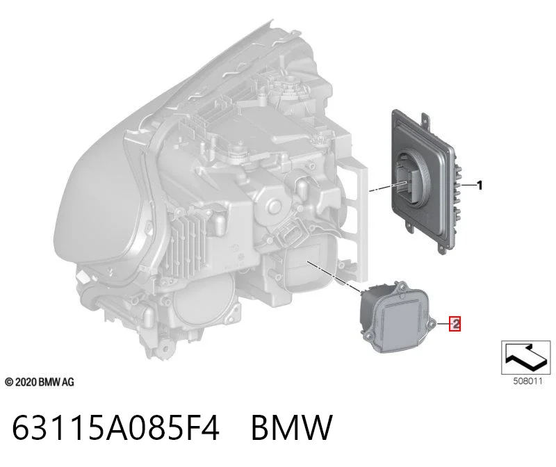 63115A085F4 BMW 