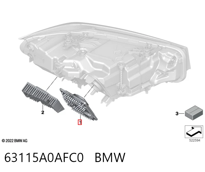 63115A0AFC0 BMW 