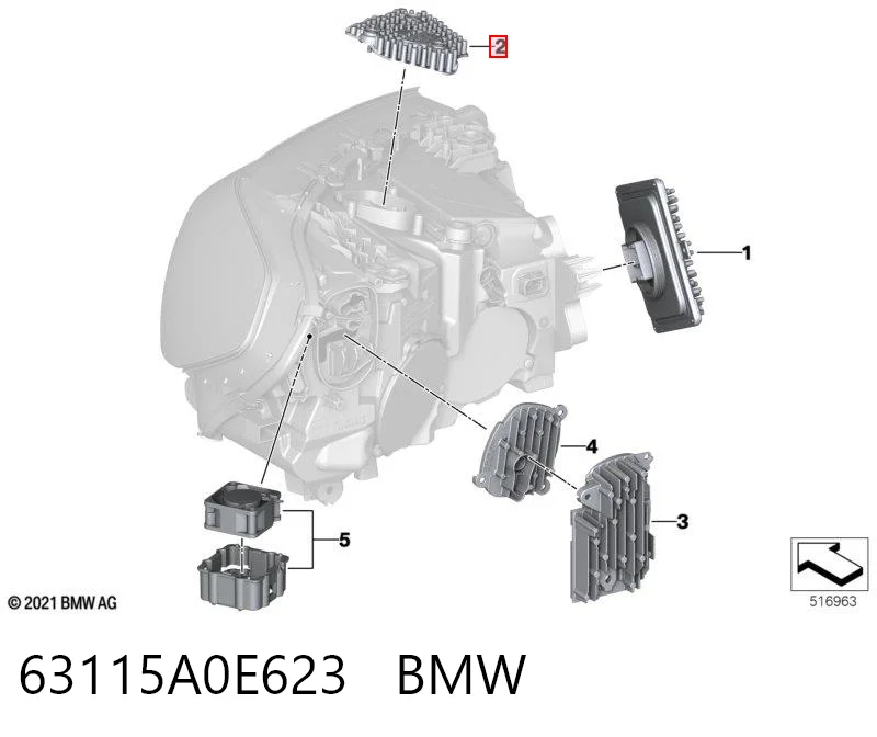 63115A0E623 BMW 