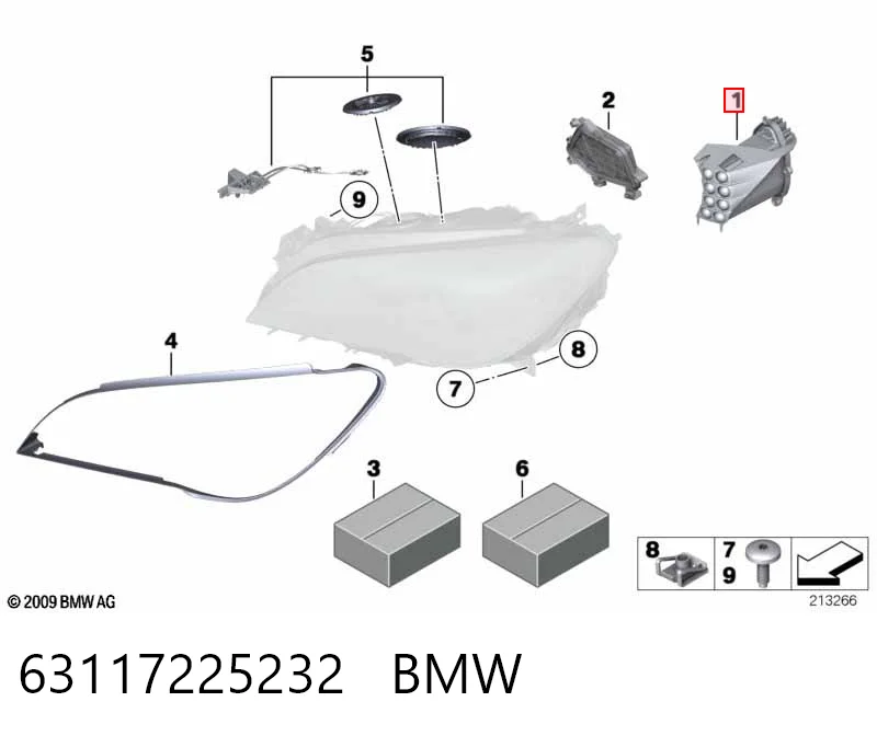 63117225232 BMW 
