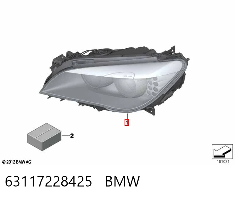 Купити LPN102 Magneti Marelli Основна фара в зборі ліва