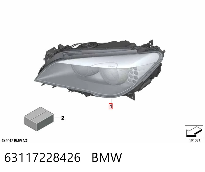 Купити 2025101Z Polcar Права блок фара
