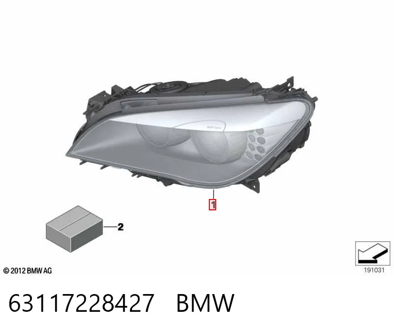 Фара ліва LPN102 Magneti Marelli