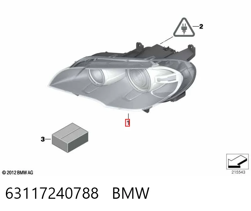 Основна фара - вставка Signeda ZBM111127R ціна, від 259.57 USD