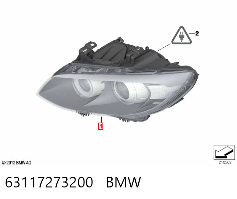 Права блок фара Polcar 204310U ціна, від 486.05 USD