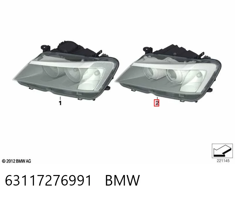 Купити 20X1091U Polcar Основна фара в зборі ліва