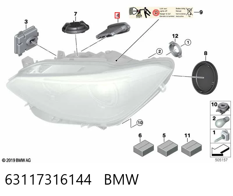 63117316144 BMW 