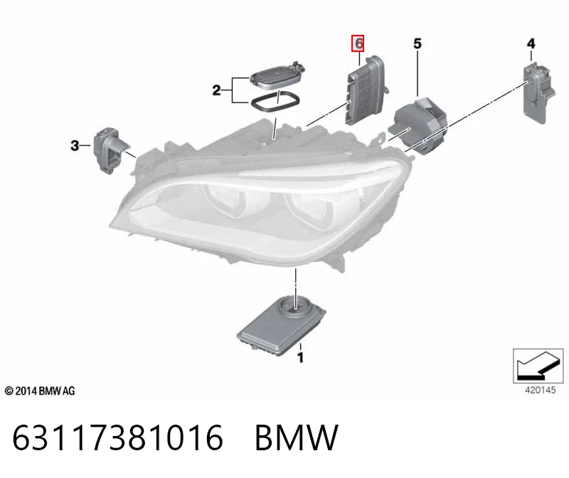 63117381016 BMW 