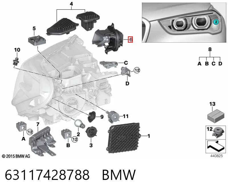 63117428788 BMW 