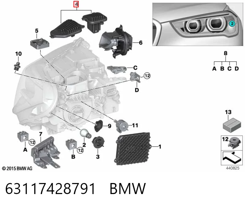 63117428791 BMW 