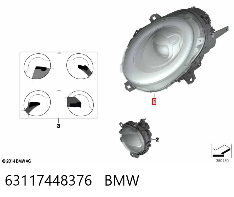 Фара правая Polcar 51B1101V ціна, від 830.16 USD