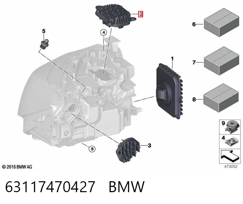 63117470427 BMW 