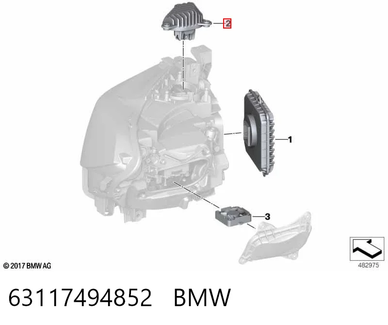 63117494852 BMW 