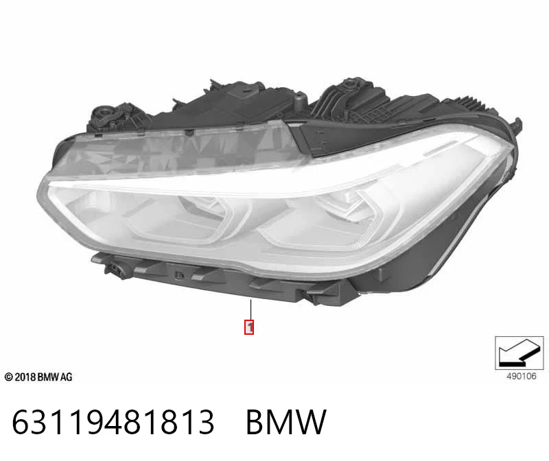 63119481813 BMW Фари