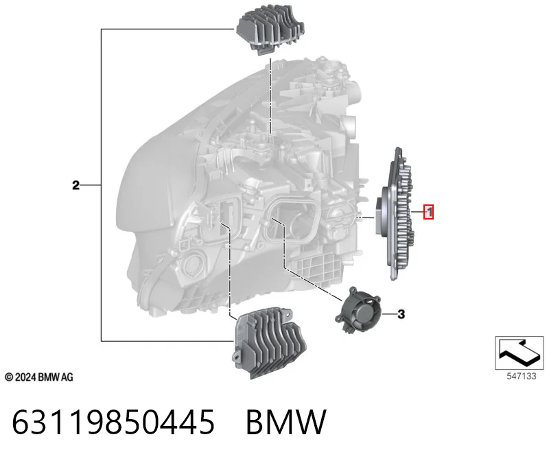 63119850445 BMW 