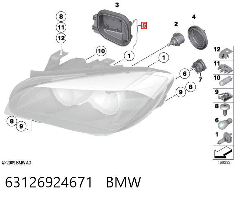 63126924671 BMW 