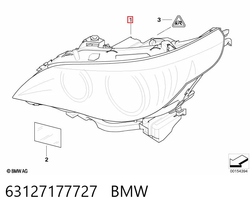 Фара дальнього світла в зборі Polcar 2017095E