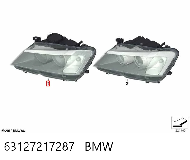Купити 20X1090E Polcar Основна фара в зборі ліва