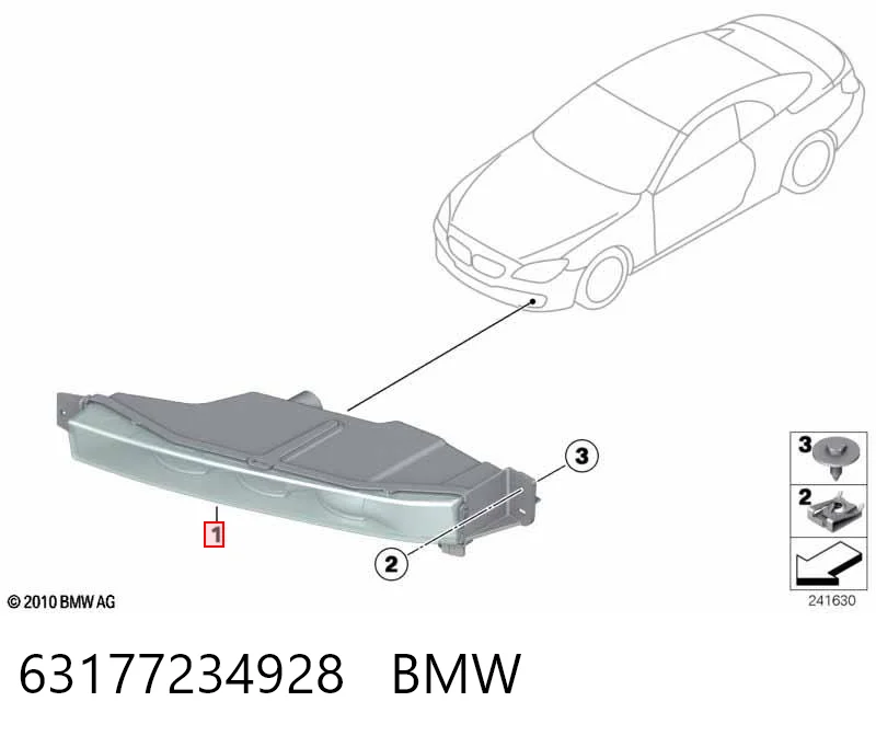 Купити 7897188 BMW Протитуманка права