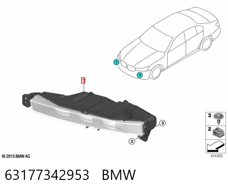 Протитуманка ліва на BMW 7  G11, G12