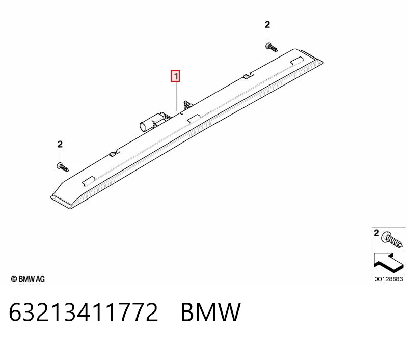Стоп-сигнал BMW X3 позашляховик (E83) (2004 - 2010) ціна, від 76.02 USD