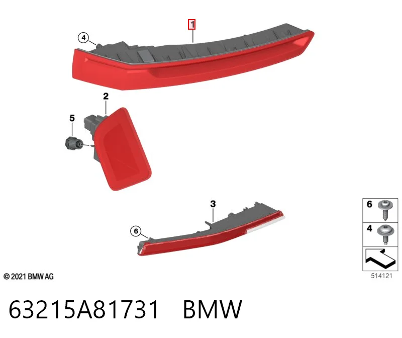 63215A81731 BMW