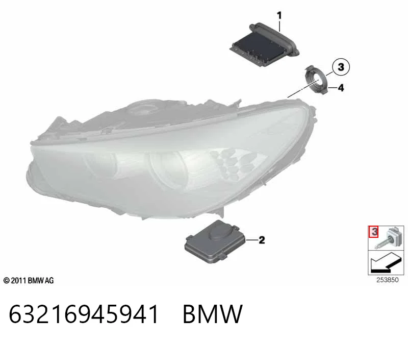 Лампочка ксеноновая 25911883 Opel