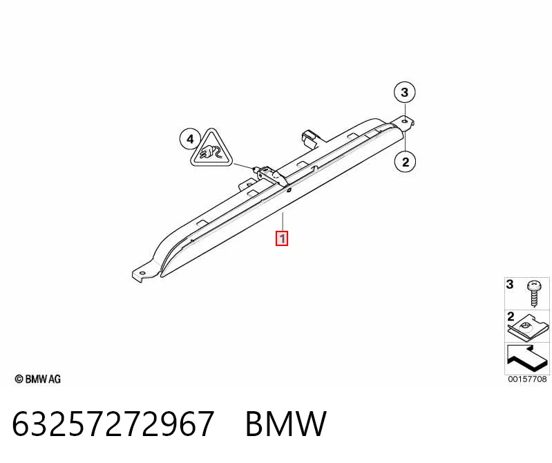 Стоп-сигнал BMW X5 позашляховик (E70) (2007 - 2013) ціна, від 21.54 USD