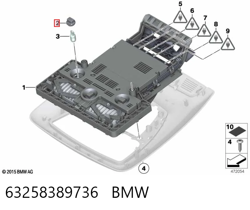 63258389736 BMW Покажчики повороту (передні)