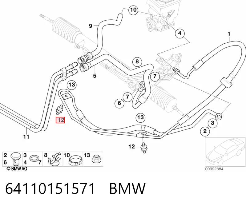 Шків колінвала (демпфер ) BMW X5 позашляховик (E53) (2000 - 2006) ціна, від 36.03 USD