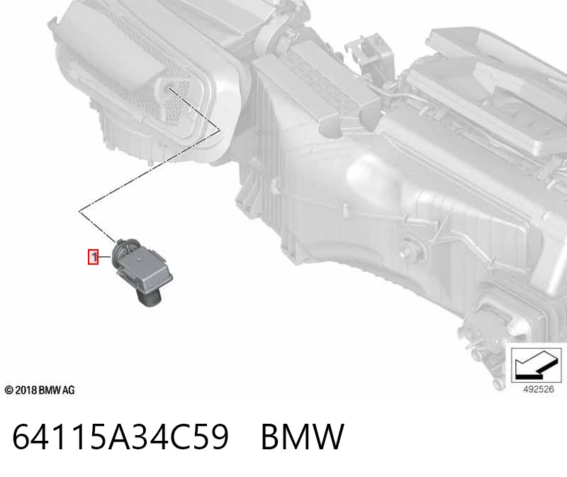 64115A34C59 BMW Датчик забруднення повітря