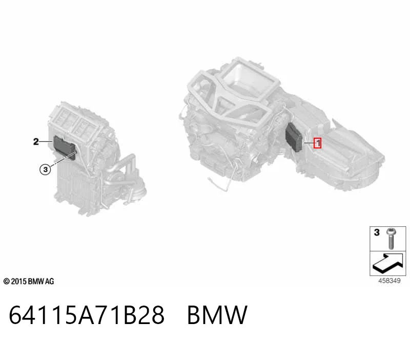  BMW 64115A90EB8 ціна, від 46.87 USD