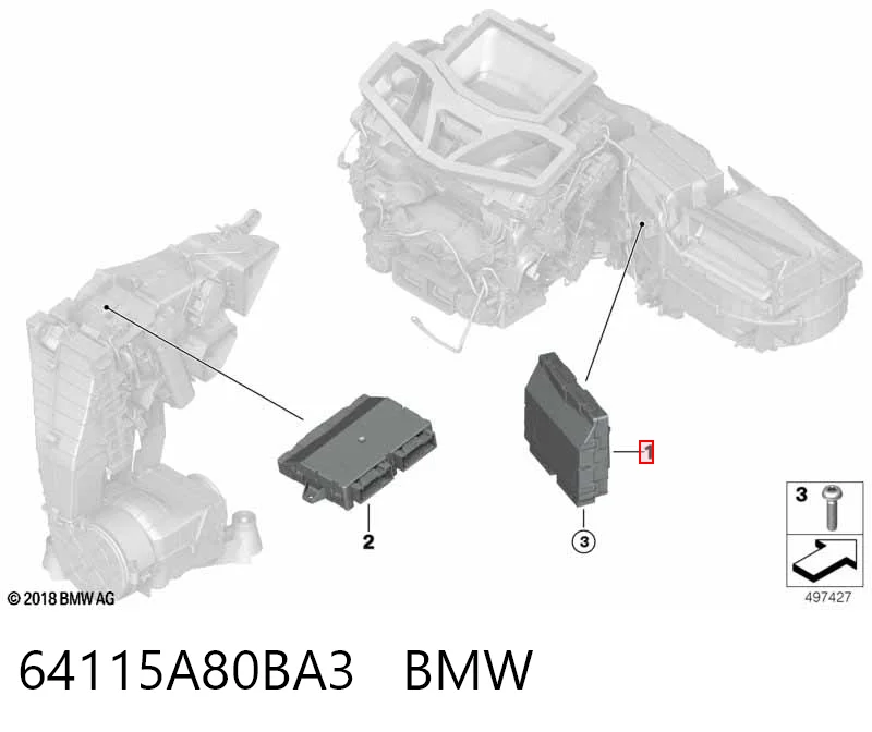  64115A90EB8 BMW