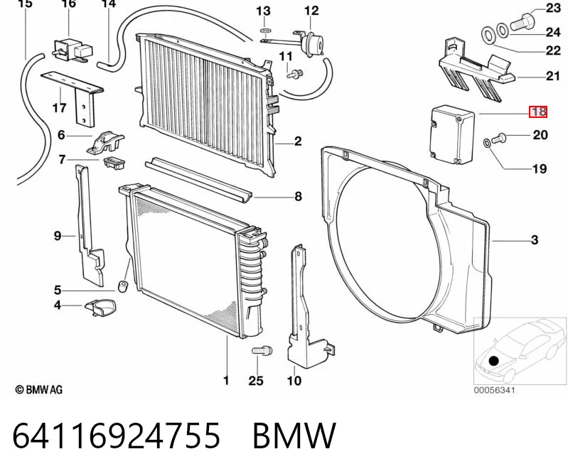Датчик забруднення повітря BMW 6917001 ціна, від 12.67 USD