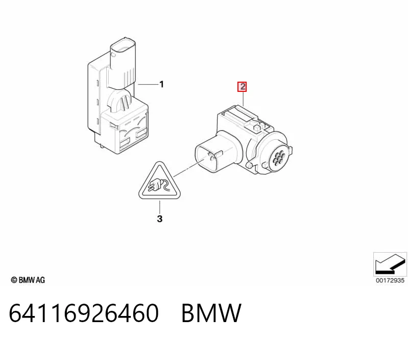 64116926460 BMW Датчик забруднення повітря