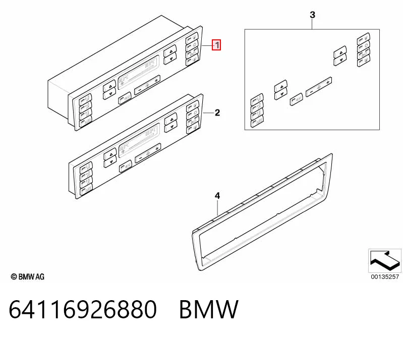 Купити Блок управління кондиціонером BMW X5  E53