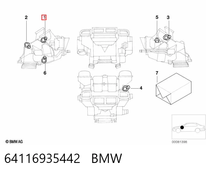  BMW 6935442 ціна, від 5.08 USD