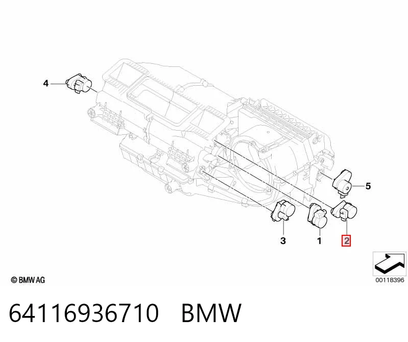64116936710 BMW 