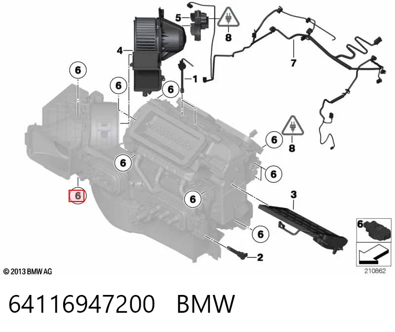 Двигун заслінки печі Mercedes A хетчбек (W169) (2004 - 2012) ціна, від 6.31 USD