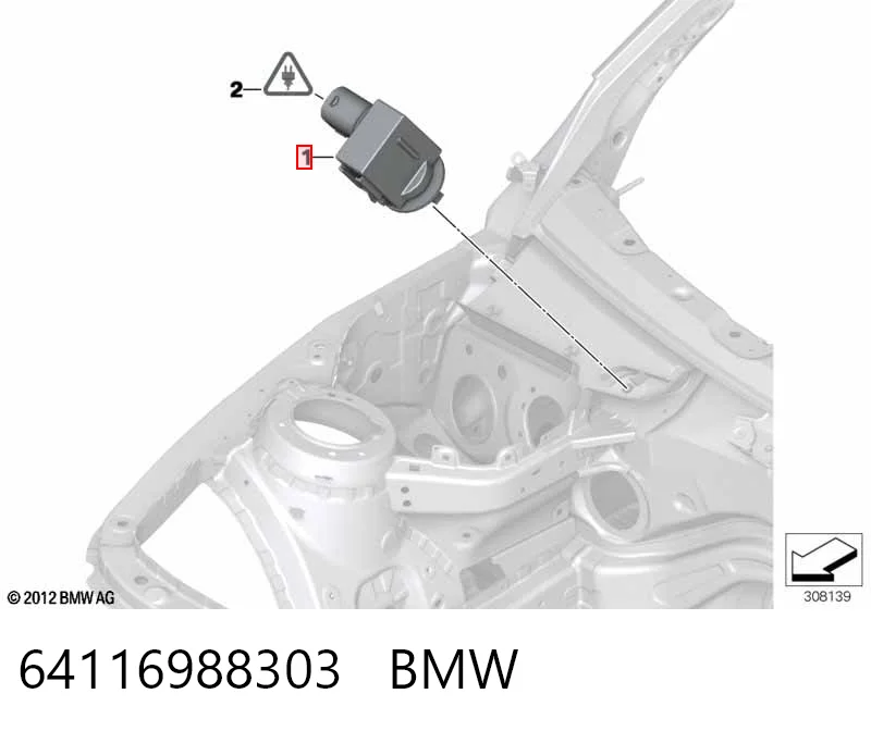 64116988303 BMW Датчик забруднення повітря