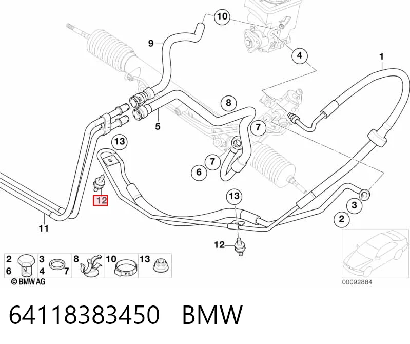 Демпфер колінвалу на BMW X5  E53