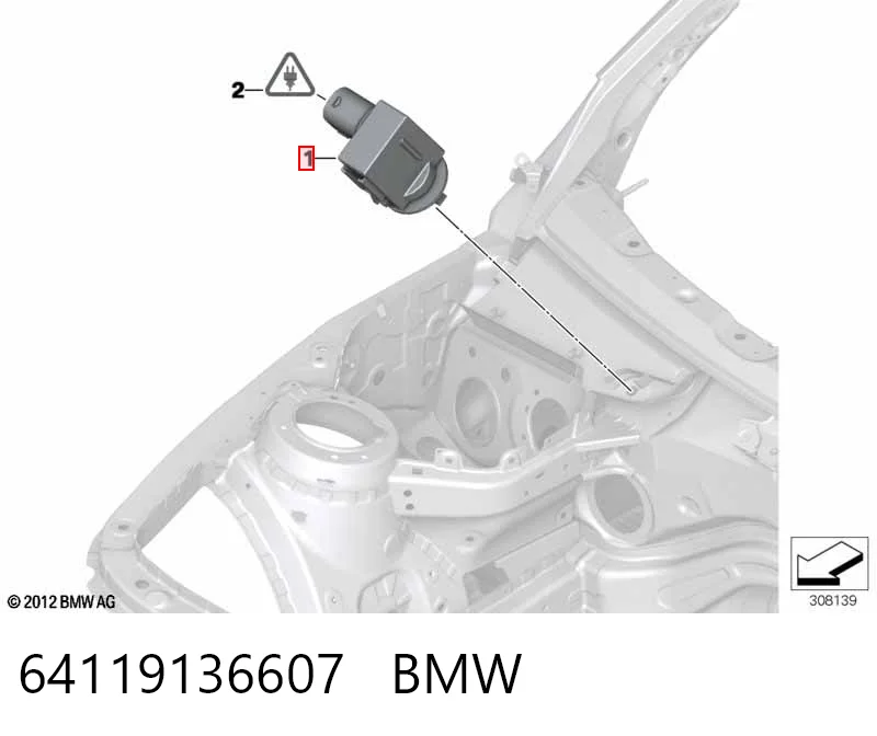 64119136607 BMW Датчик забруднення повітря