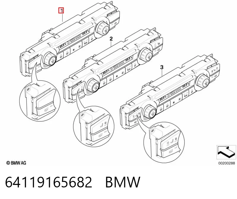 Купити Блок управління кондиціонером BMW X6  E71