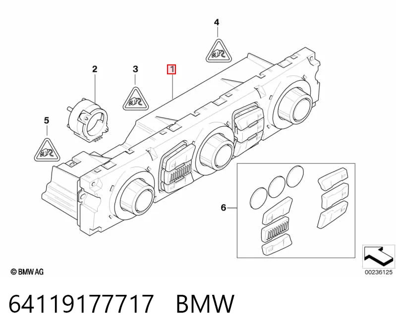 Регулятор вентилятора обігрівача BMW 5 седан (E60) (2003 - 2009) ціна, від 73.70 USD