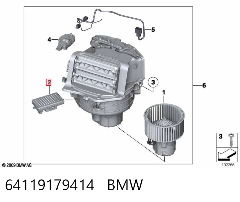64119179414 BMW Регулятор оборотів пічки
