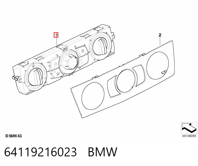 Механізм управління кондиціонером на BMW 3  E90